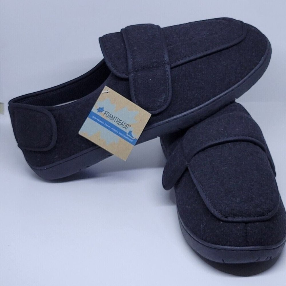 NWT Men's Size 11 Foamtreads Physician M2 Wool Orthopedic Slippers, $70MSRP